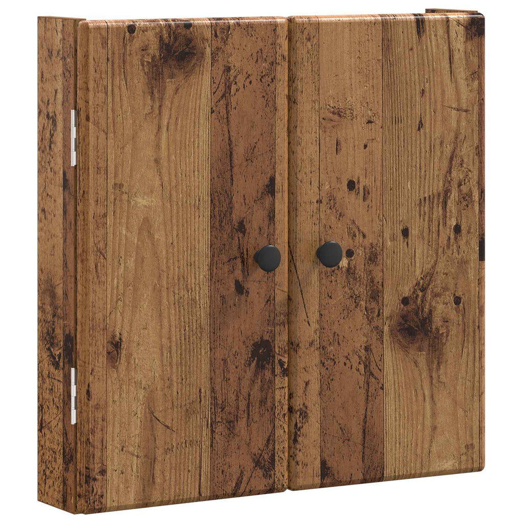Darttavla Skåp BREDA Gammalt trä 52,5 x 10,5 x 53,5 cm