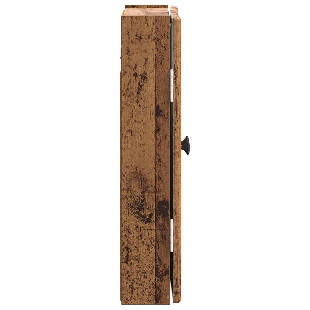 Darttavla Skåp BREDA Gammalt trä 52,5 x 10,5 x 53,5 cm