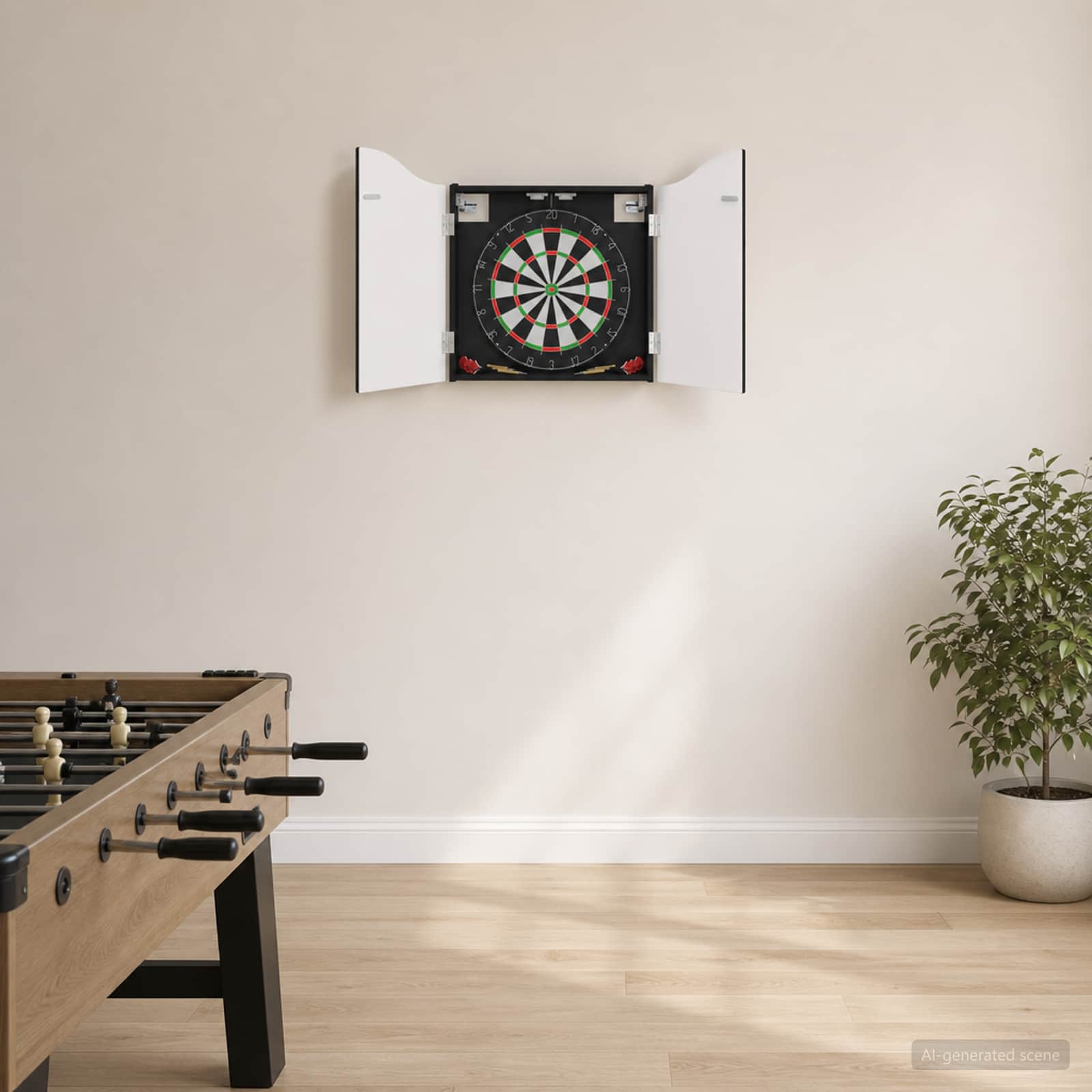 Darttavla Skåp Svart 56 x 12 x 63 cm Konstruerat trä