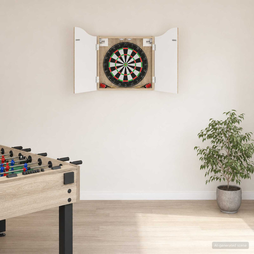 Darttavla Skåp Sonoma-ek 56 x 12 x 63 cm Konstruerat trä