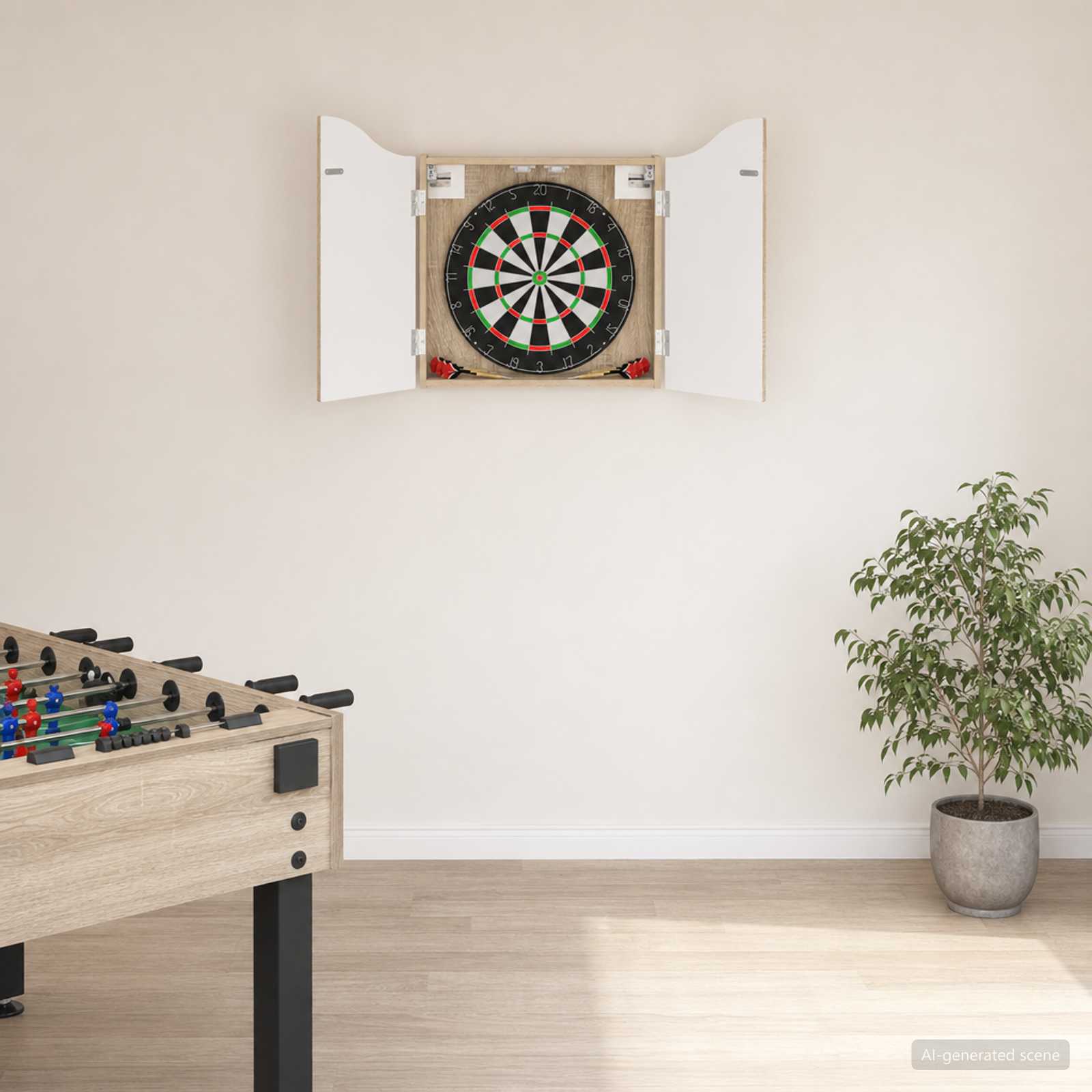 Darttavla Skåp Sonoma-ek 56 x 12 x 63 cm Konstruerat trä