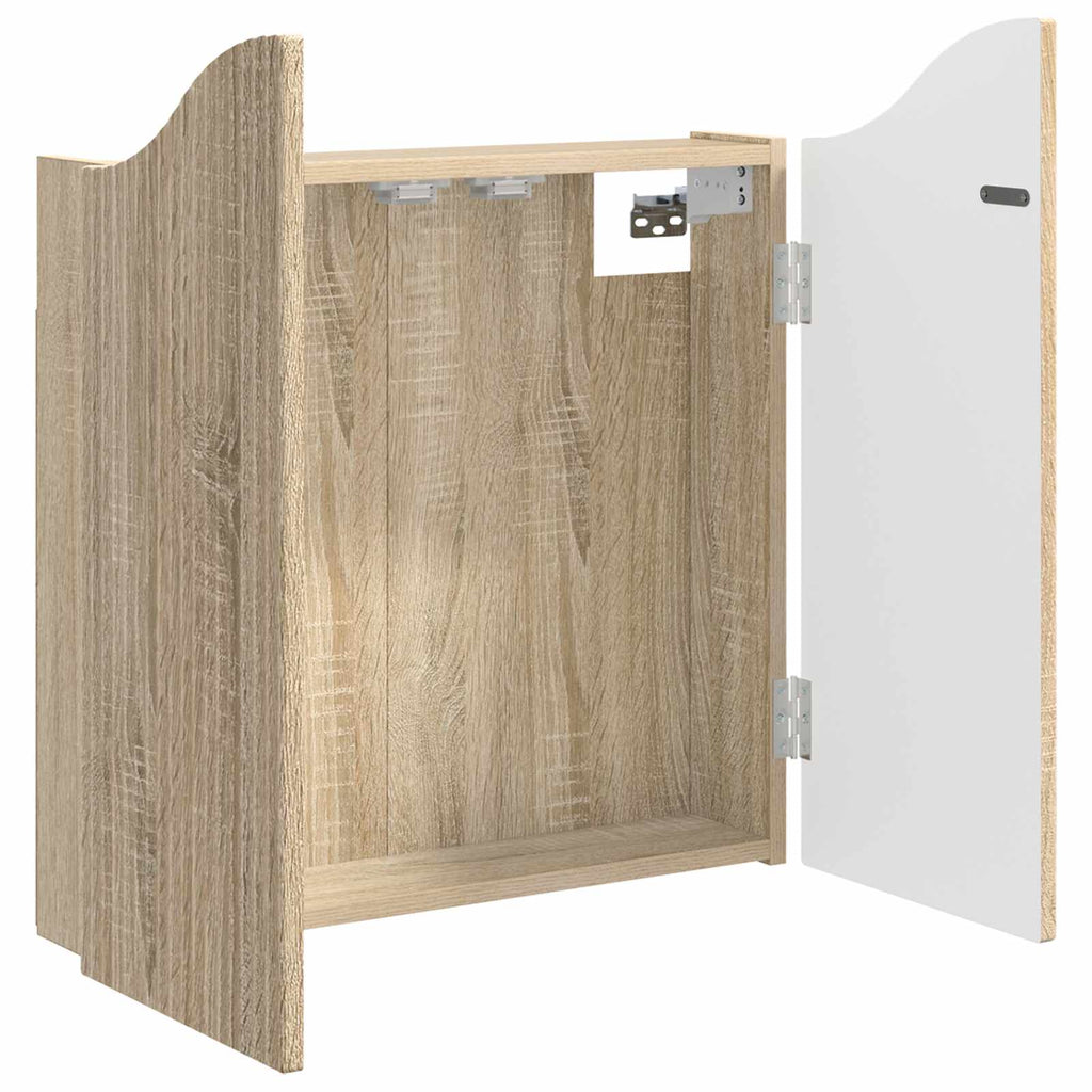 Darttavla Skåp Sonoma-ek 56 x 12 x 63 cm Konstruerat trä