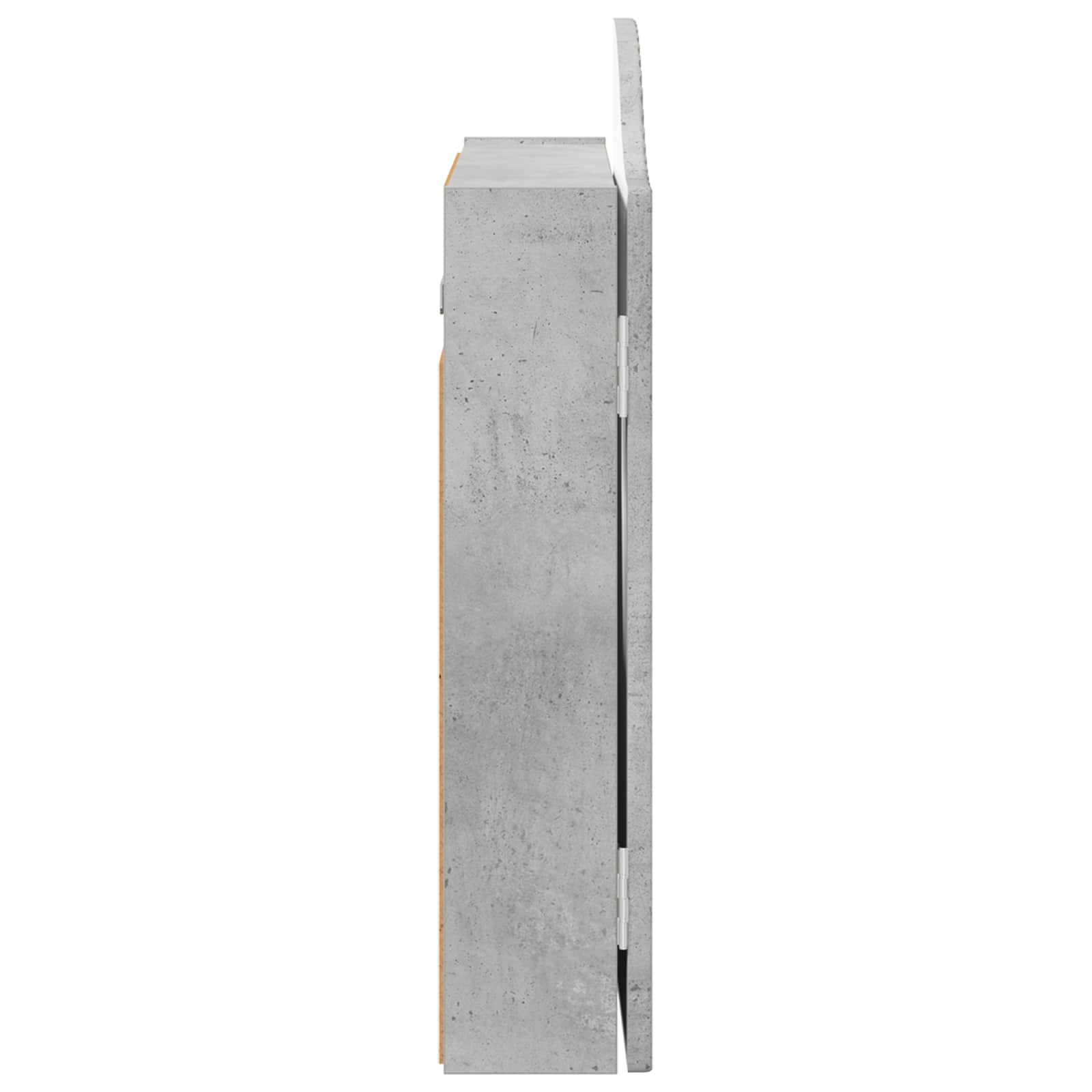 Darttavla Skåp Betonggrå 56 x 12 x 63 cm Konstruerat trä