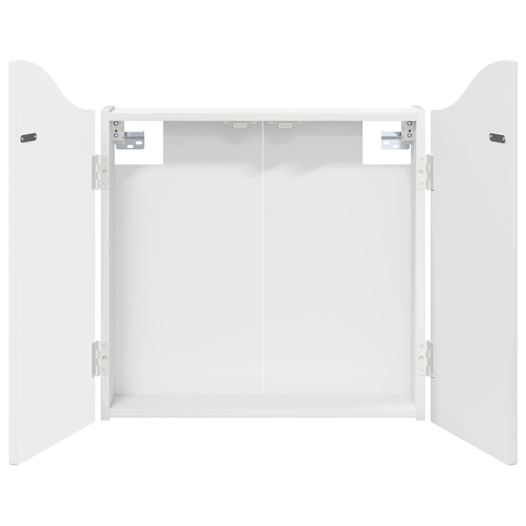 Darttavla Skåp Vit högglans 56 x 12 x 63 cm Konstruerat trä