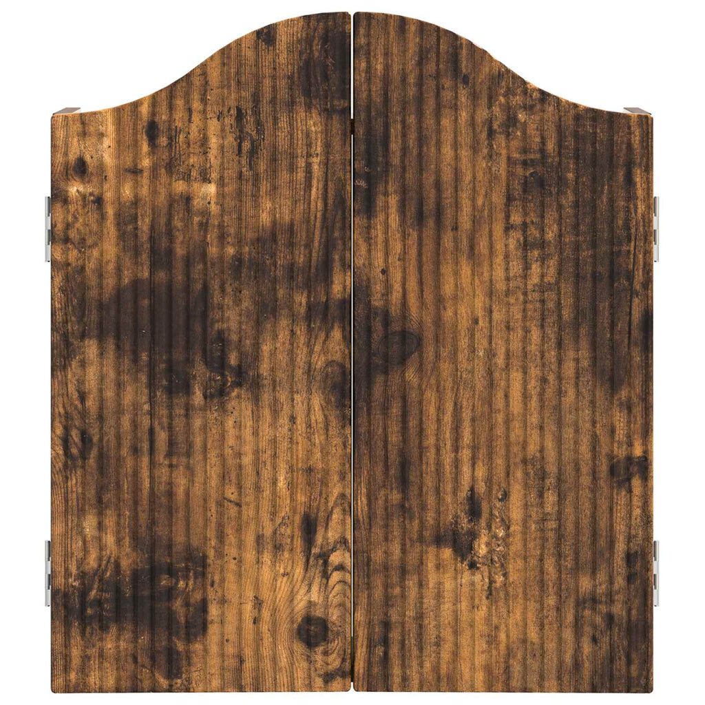 Darttavla Skåp Rökt ek 56 x 12 x 63 cm Konstruerat trä