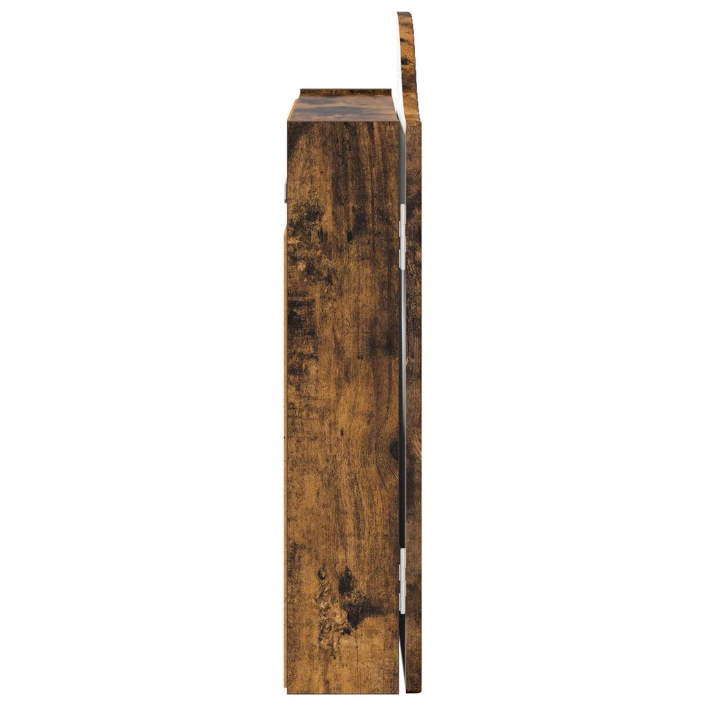 Darttavla Skåp Rökt ek 56 x 12 x 63 cm Konstruerat trä