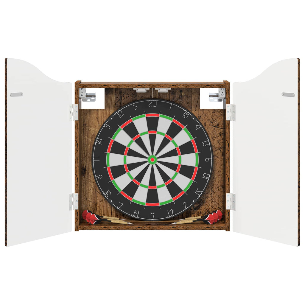 Darttavla Skåp Gammalt trä 56 x 12 x 63 cm Konstruerat trä