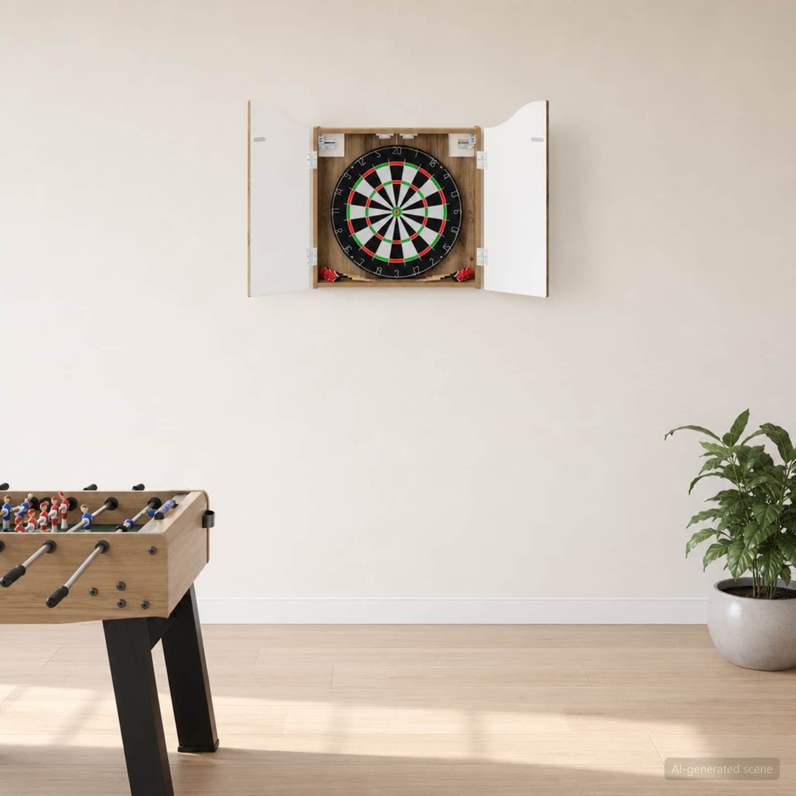 Darttavla Skåp Artisan-ek 56 x 12 x 63 cm Konstruerat trä