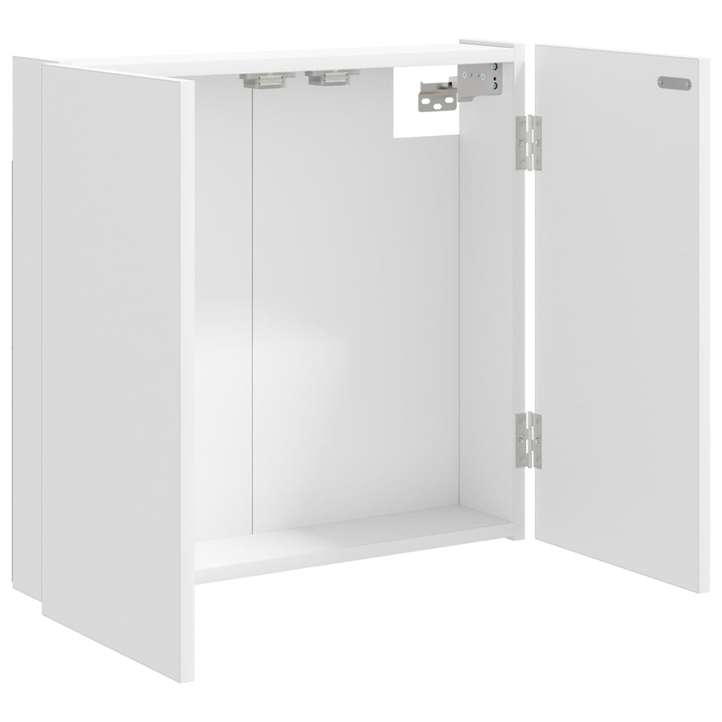 Darttavla Skåp Vit 56 x 12 x 53,5 cm Konstruerat trä