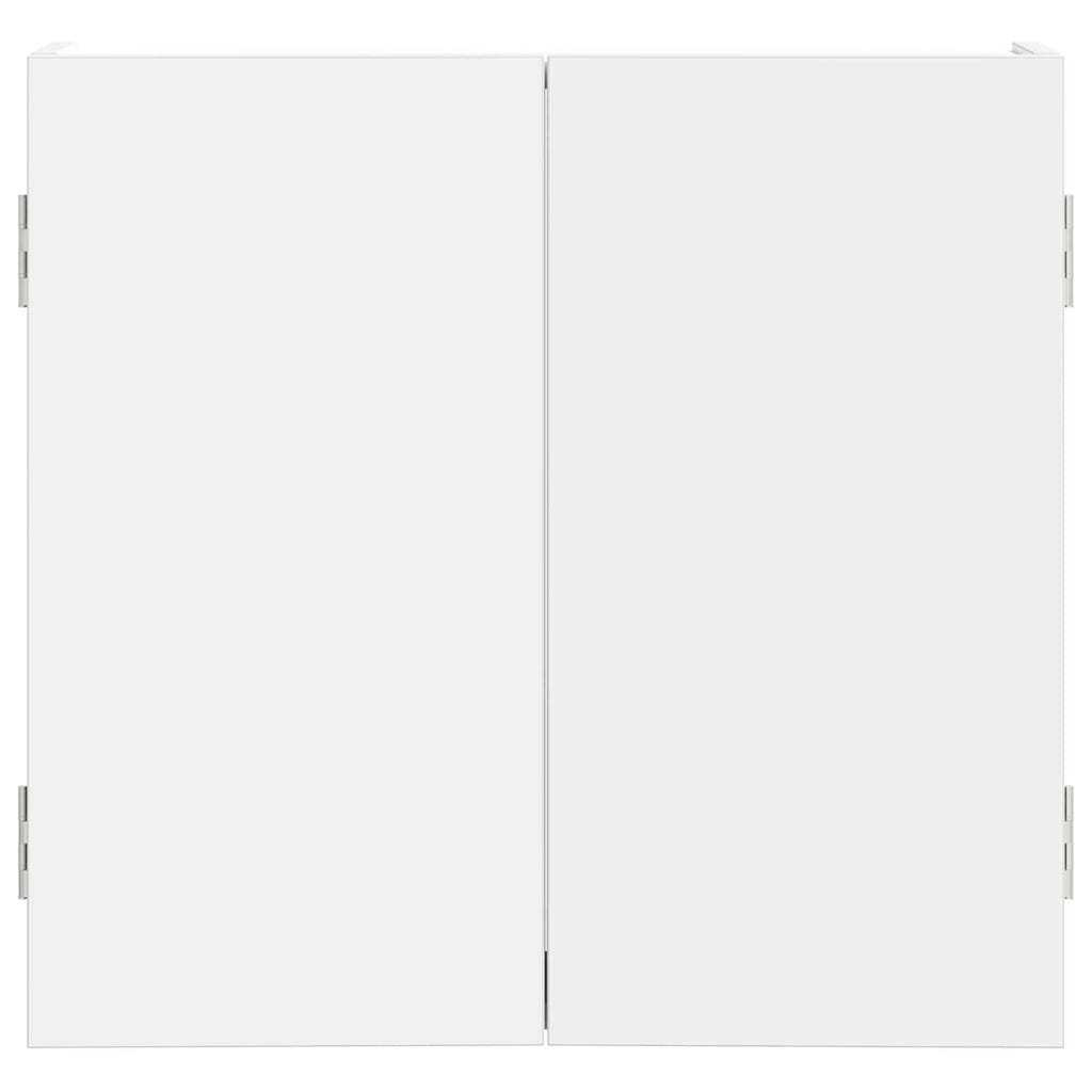 Darttavla Skåp Vit 56 x 12 x 53,5 cm Konstruerat trä