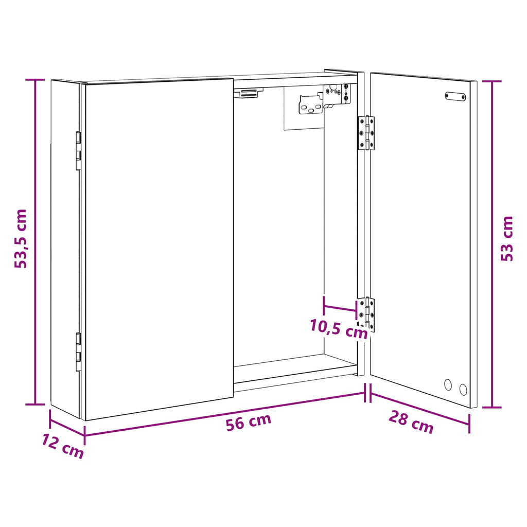 Darttavla Skåp Vit 56 x 12 x 53,5 cm Konstruerat trä