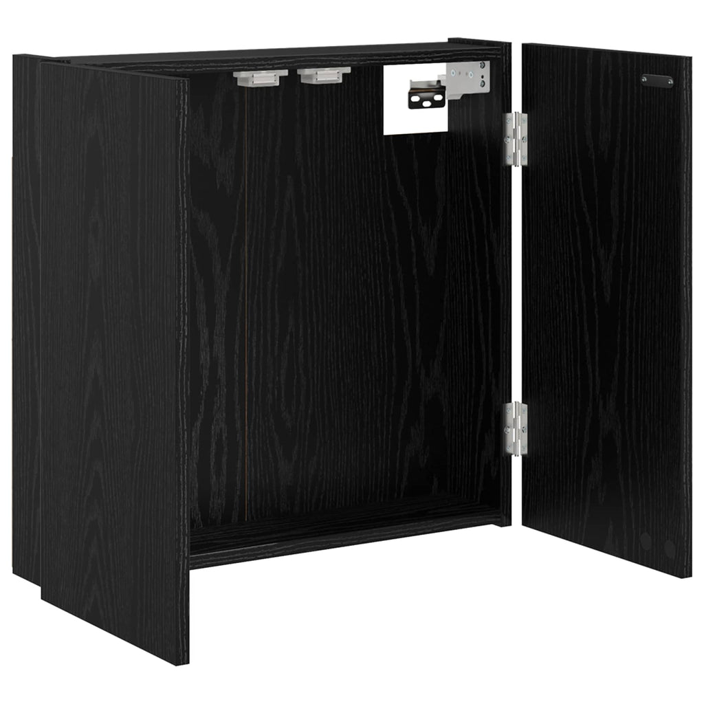 Darttavla Skåp Svart ek 56 x 12 x 53,5 cm Konstruerat trä