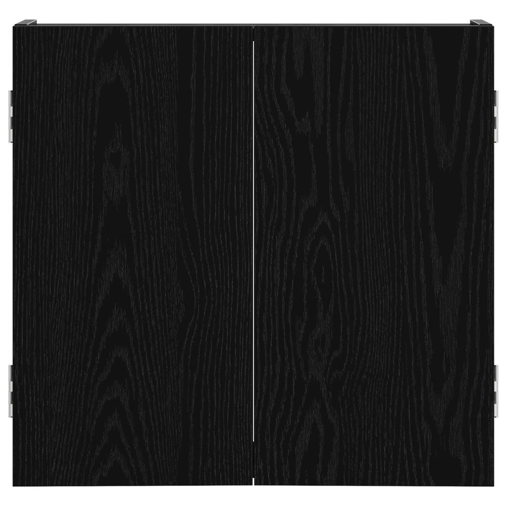 Darttavla Skåp Svart ek 56 x 12 x 53,5 cm Konstruerat trä