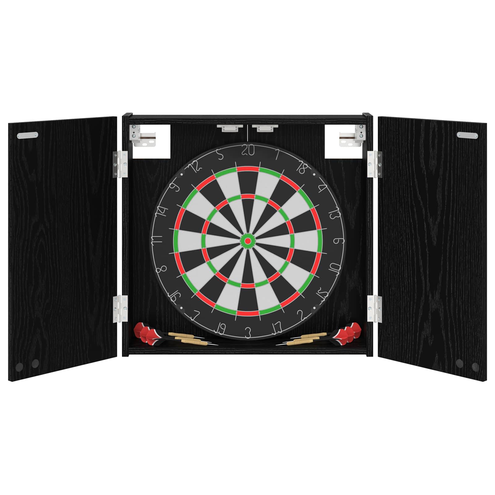 Darttavla Skåp Svart ek 56 x 12 x 53,5 cm Konstruerat trä