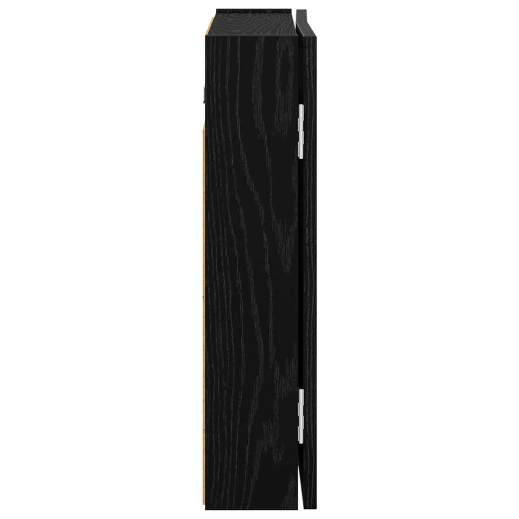 Darttavla Skåp Svart ek 56 x 12 x 53,5 cm Konstruerat trä