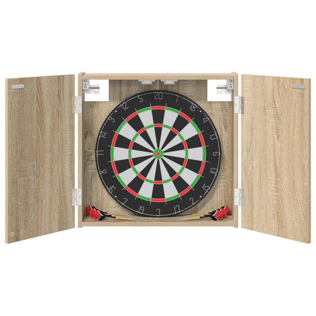 Darttavla Skåp Sonoma-ek 56 x 12 x 53,5 cm Konstruerat trä