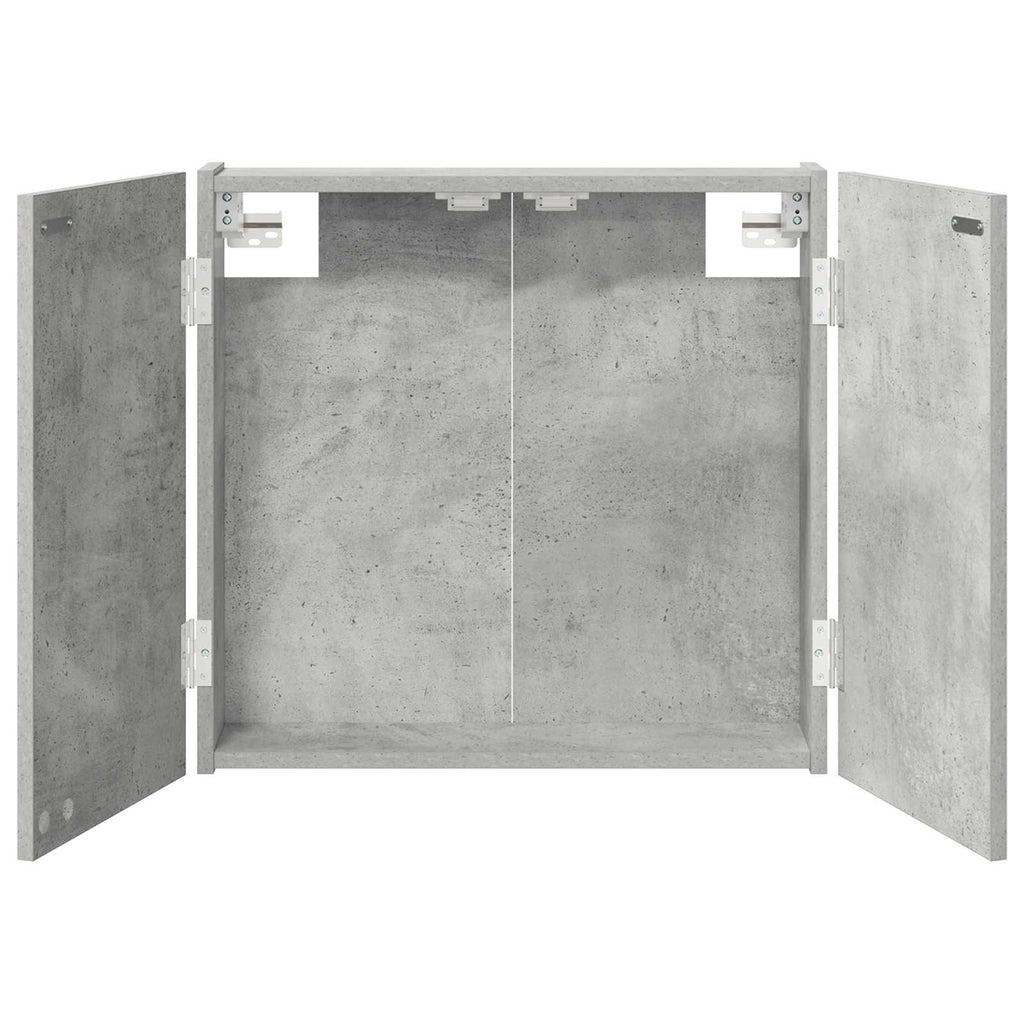Darttavla Skåp Betonggrå 56 x 12 x 53,5 cm Konstruerat trä