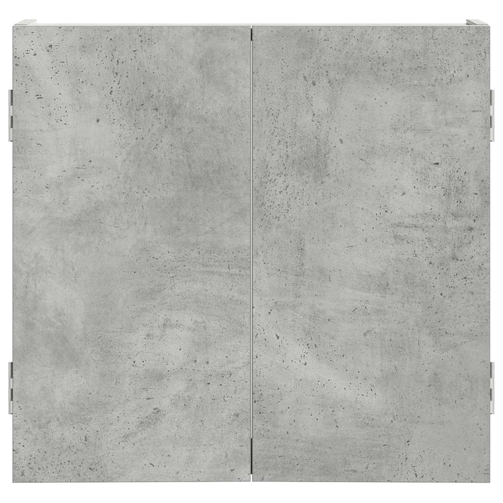 Darttavla Skåp Betonggrå 56 x 12 x 53,5 cm Konstruerat trä