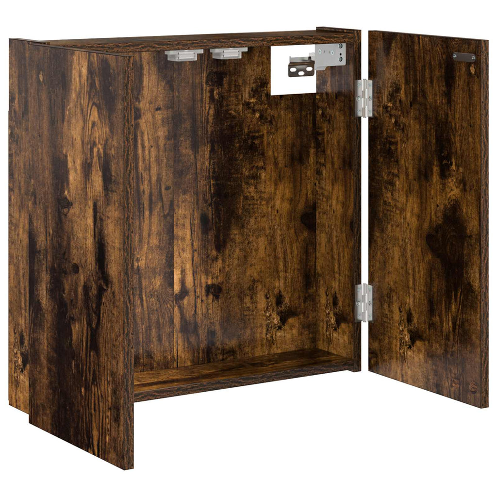 Darttavla Skåp Rökt ek 56 x 12 x 53,5 cm Konstruerat trä