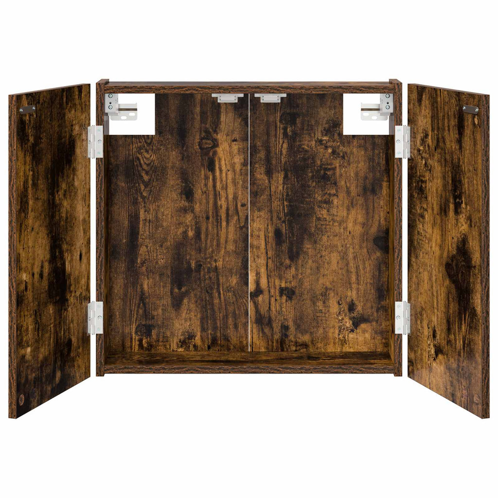 Darttavla Skåp Rökt ek 56 x 12 x 53,5 cm Konstruerat trä