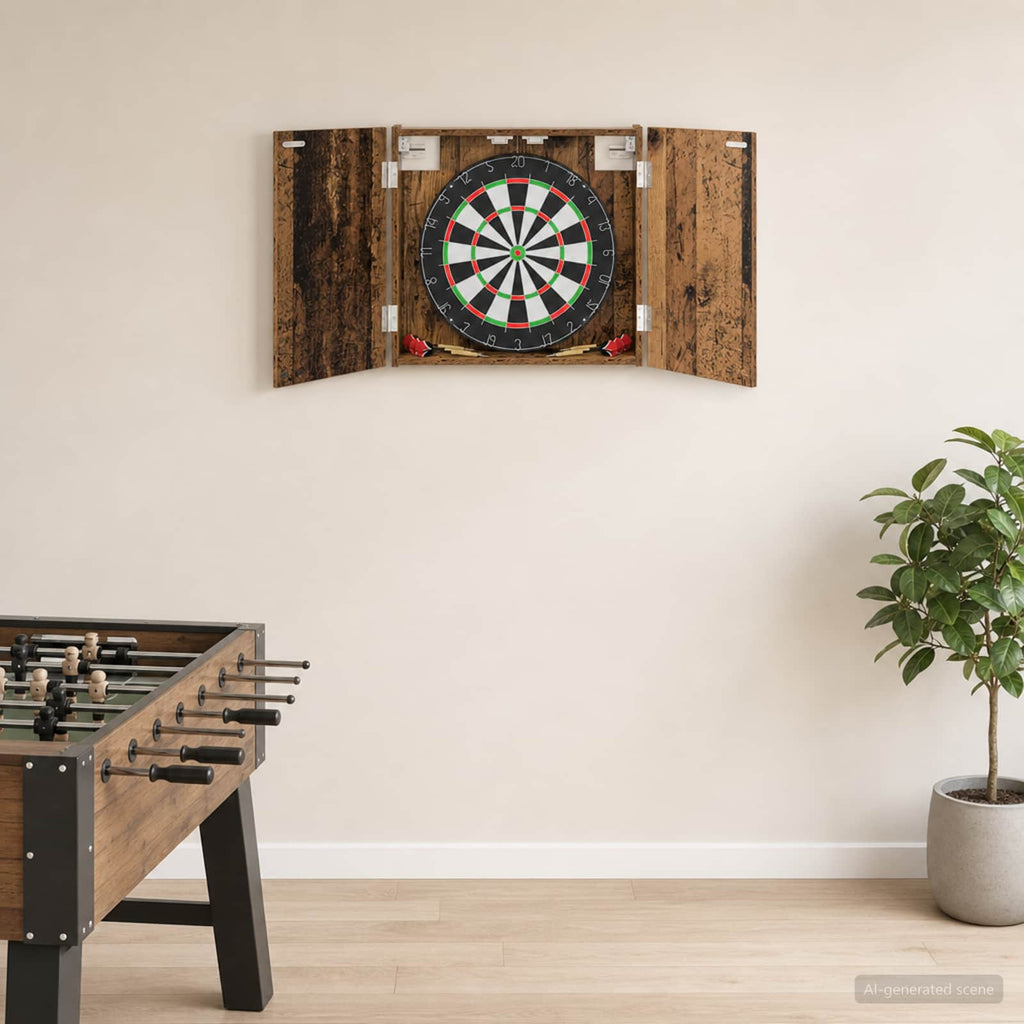 Darttavla Skåp Gammalt trä 56 x 12 x 53,5 cm Konstruerat trä
