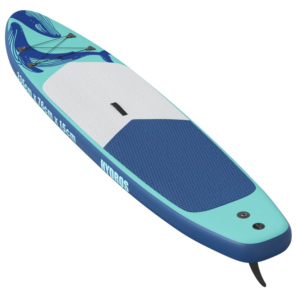 Uppblåsbar Stand Up Paddle Board HYDROS 335 x 76 x 15 cm Turkos