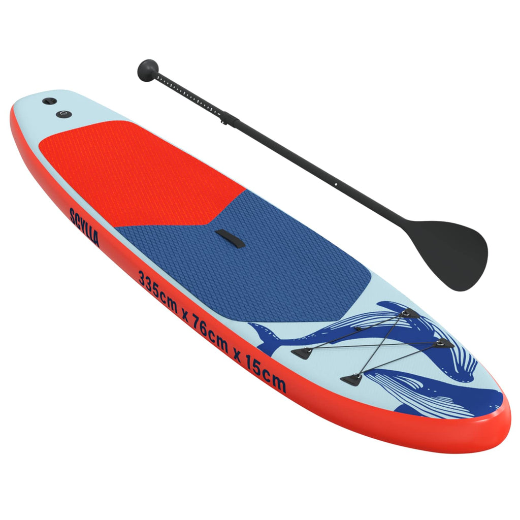 Uppblåsbar Stand Up Paddle Board SCYLLA 335 x 76 x 15 cm Blå