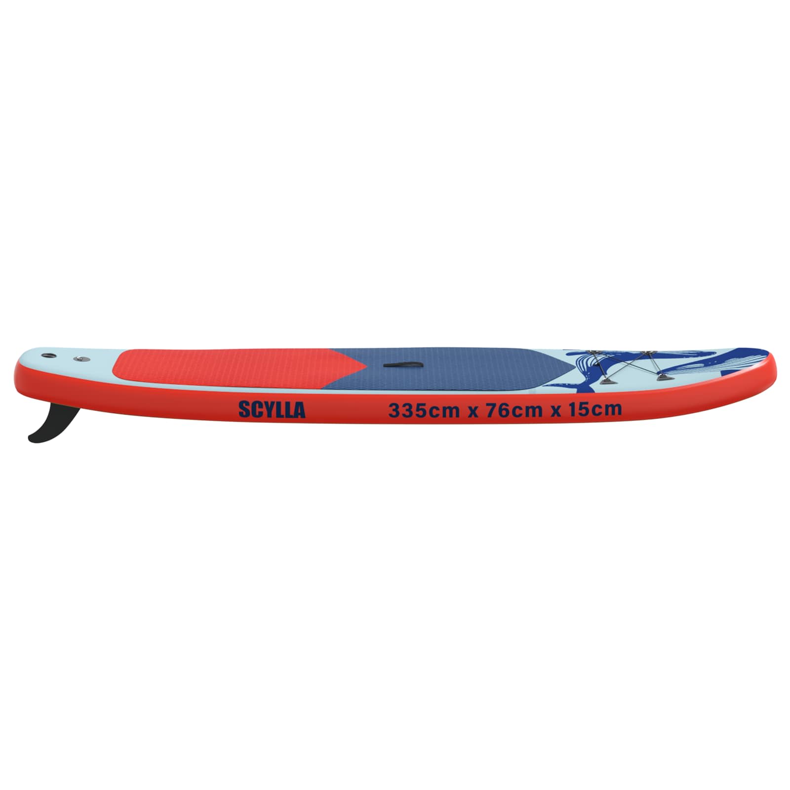 Uppblåsbar Stand Up Paddle Board SCYLLA 335 x 76 x 15 cm Blå
