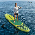 Uppblåsbar Stand Up Paddle Board POSEIDON Grön 335 x 76 x 15 cm