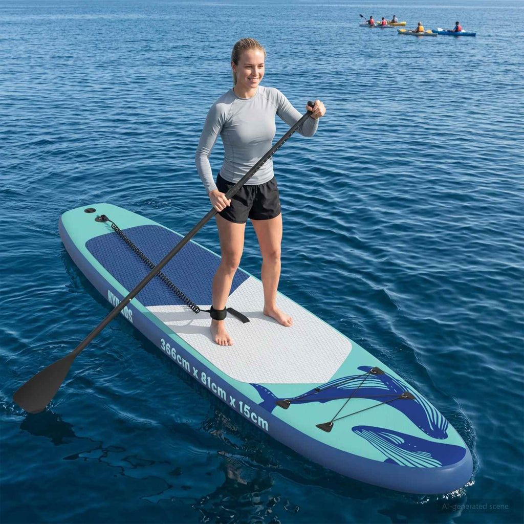 Inflaterbart Stand Up Paddle Board HYDROS 366 x 81 x 15 cm för