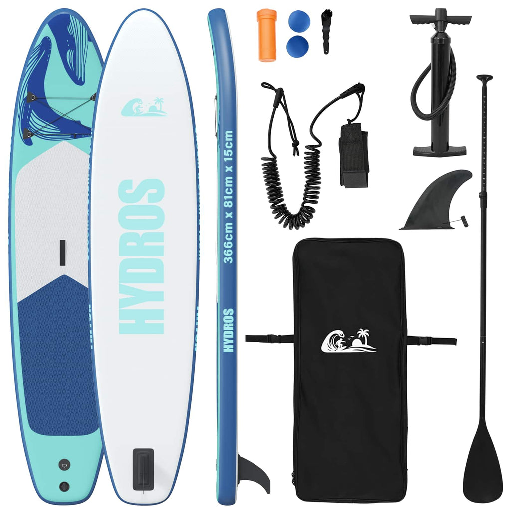 Inflaterbart Stand Up Paddle Board HYDROS 366 x 81 x 15 cm för