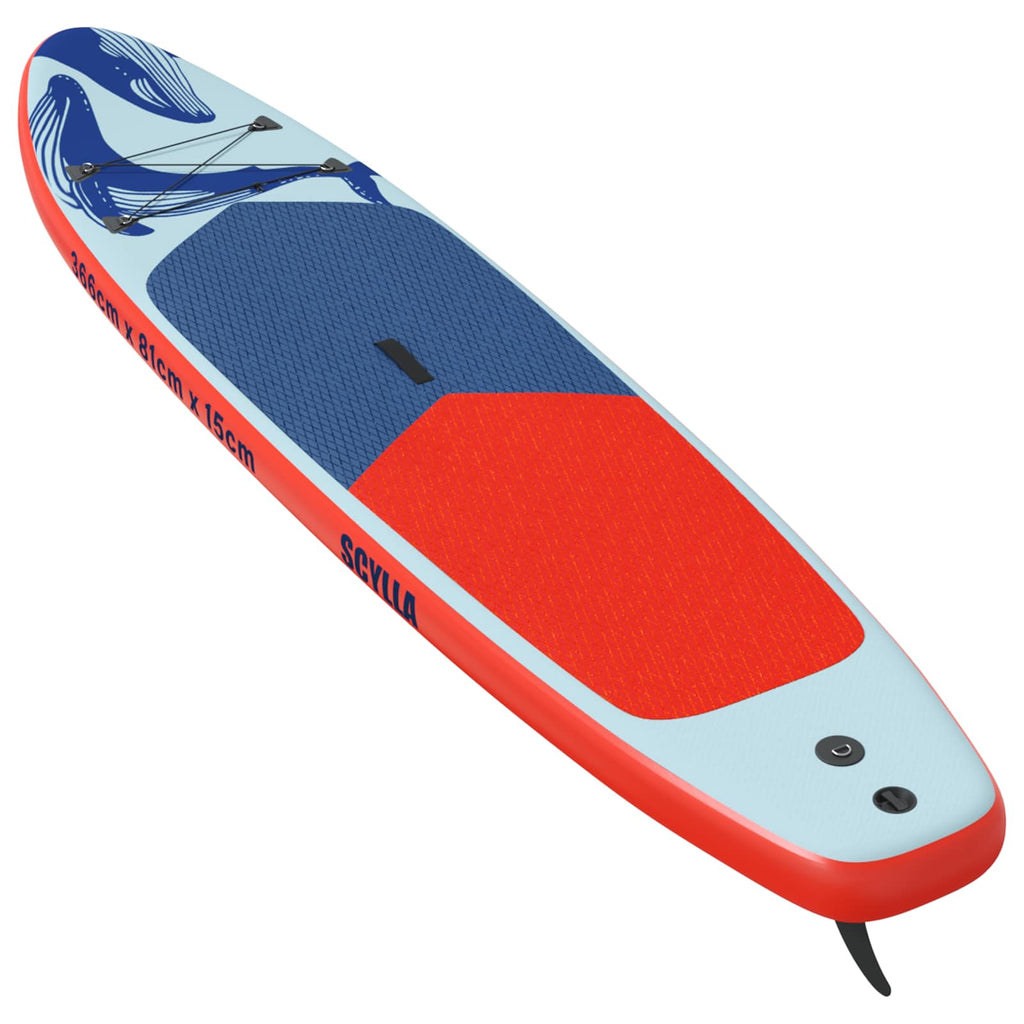Uppblåsbar Stand Up Paddle Board SCYLLA 366 x 81 x 15 cm Blå