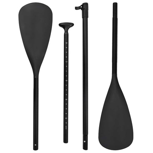 2 i 1 kajak och SUP-paddel 203 x 19,5 cm Svart