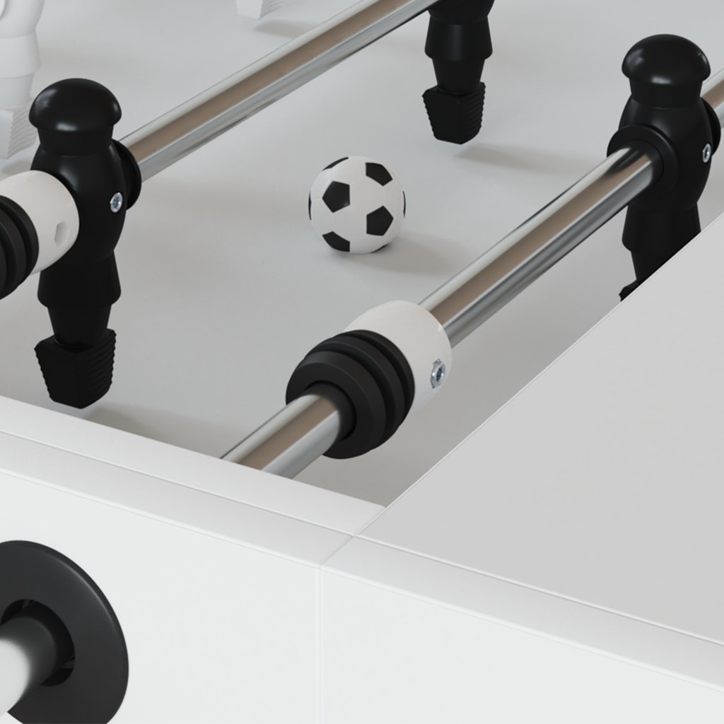 Foosball Bord Bumpers 16 pcs Svart 3 x 3 x 2 cm TPE