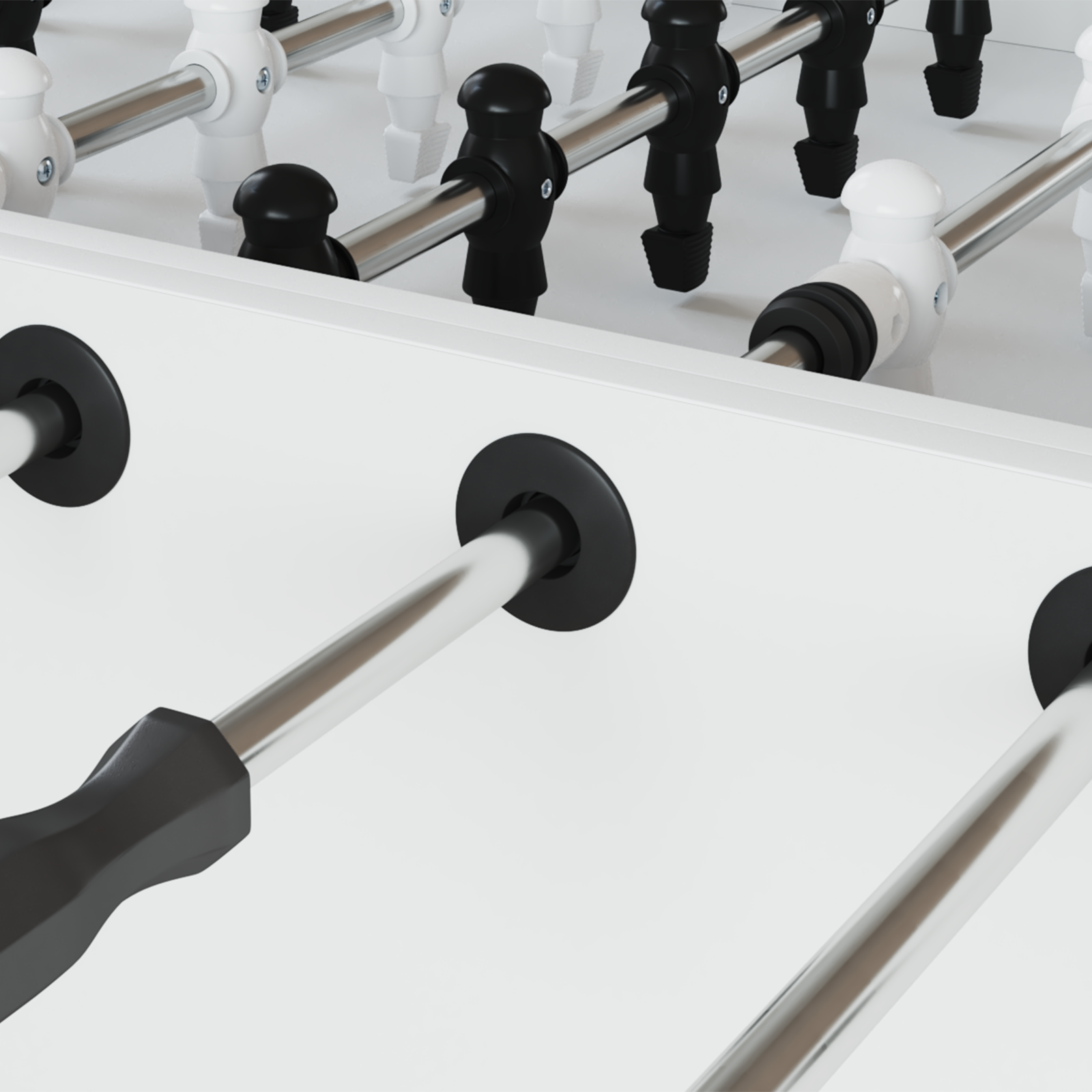 Foosball Bord Stoppare 10 pcs Svart 3 x 3 x 1,4 cm HIPS